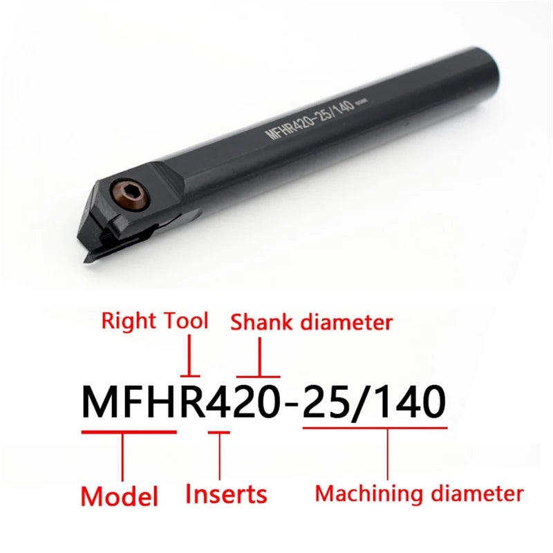 Internal Grooving Turning Tools Handle MFHR216 20 140 Lathe Tool No Inserts - Image 5