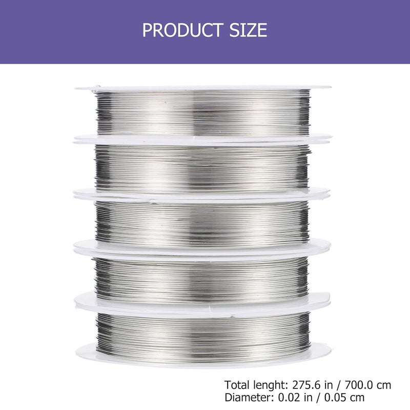5mm Copper Wire 7m Roll 5pcs for Jewelry Making and Artistic Sculpture and Bonsai Training - Image 2