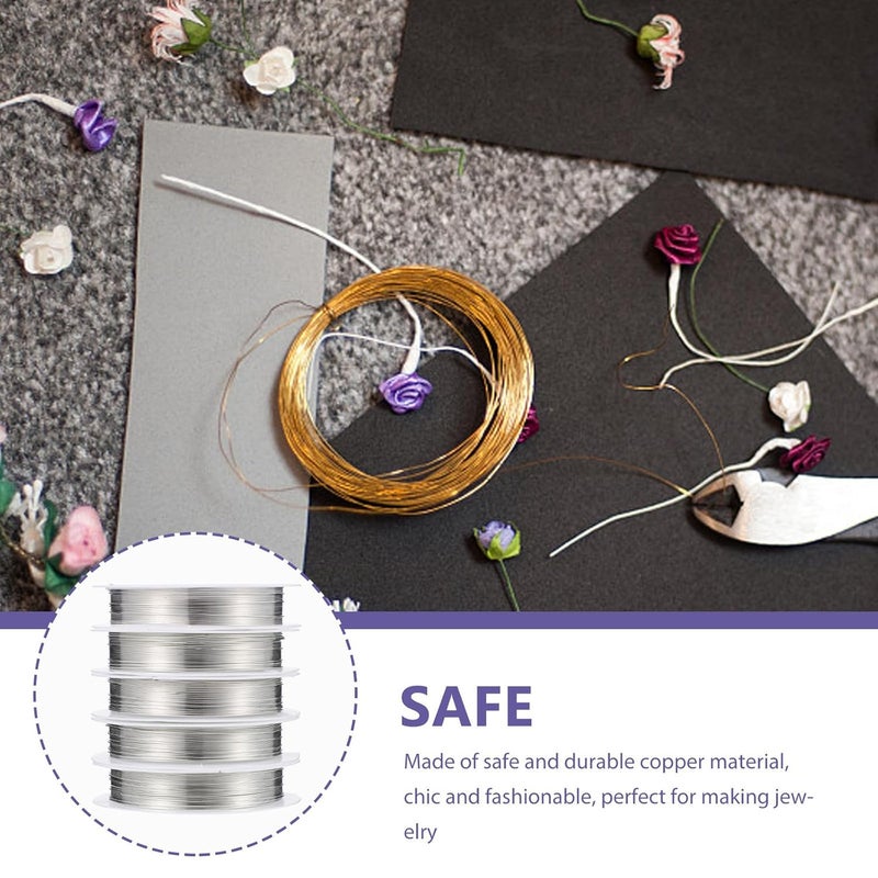 5mm Copper Wire 7m Roll 5pcs for Jewelry Making and Artistic Sculpture and Bonsai Training - Image 3