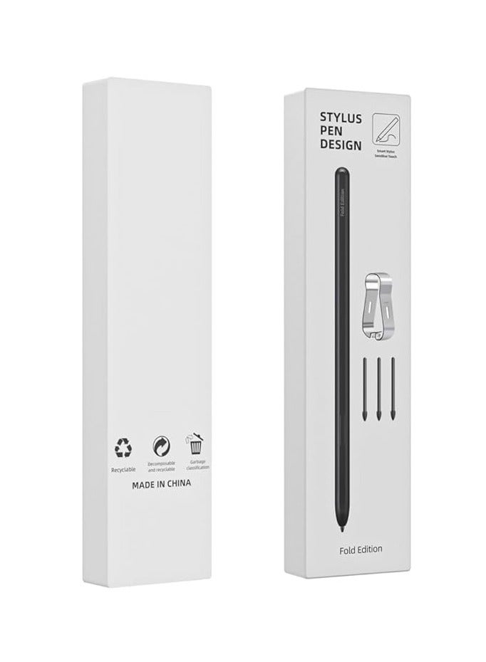 For Samsung Galaxy Z Fold 5 Stylus Fold 4/Fold 3 Stylus S-Pen with 3 replacement refills, 0.059" slim nib, new tilt 4096 levels of pressure detection - Image 1