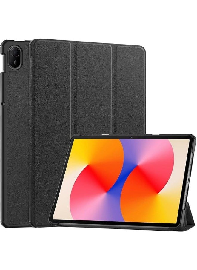 Generic - Compatible with Huawei MatePad SE 11 inch 2024 Tablet Tri-Folding Stand Magnetic Smart Folio Cover for MatePad SE 11'' Leather Case with Auto Wake UP - Image 1