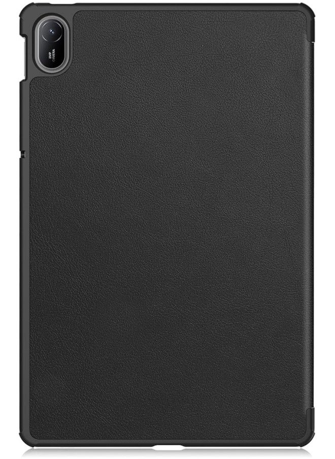 Generic - Compatible with Huawei MatePad SE 11 inch 2024 Tablet Tri-Folding Stand Magnetic Smart Folio Cover for MatePad SE 11'' Leather Case with Auto Wake UP - Image 1