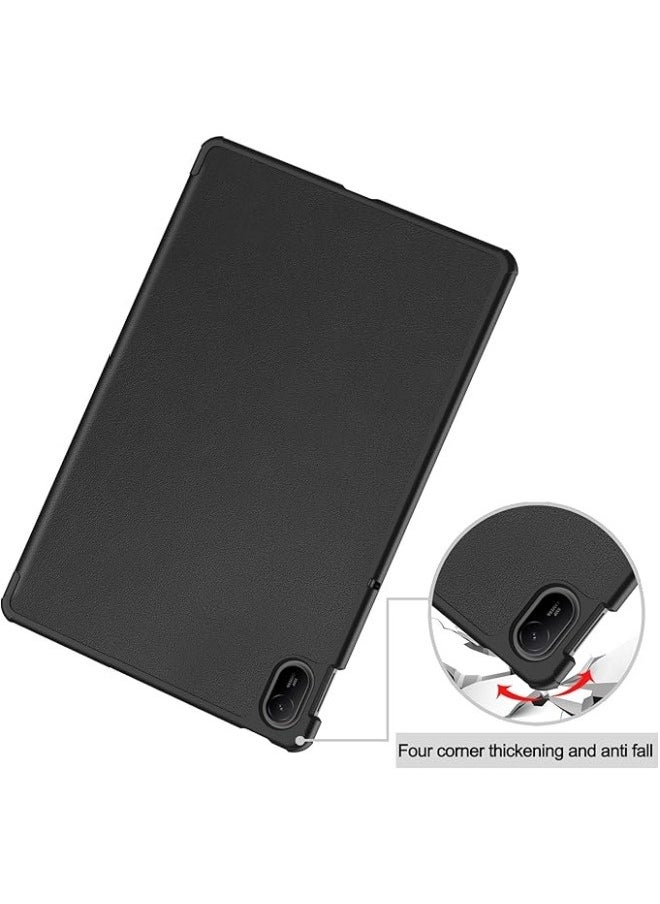 Generic - Compatible with Huawei MatePad SE 11 inch 2024 Tablet Tri-Folding Stand Magnetic Smart Folio Cover for MatePad SE 11'' Leather Case with Auto Wake UP - Image 1