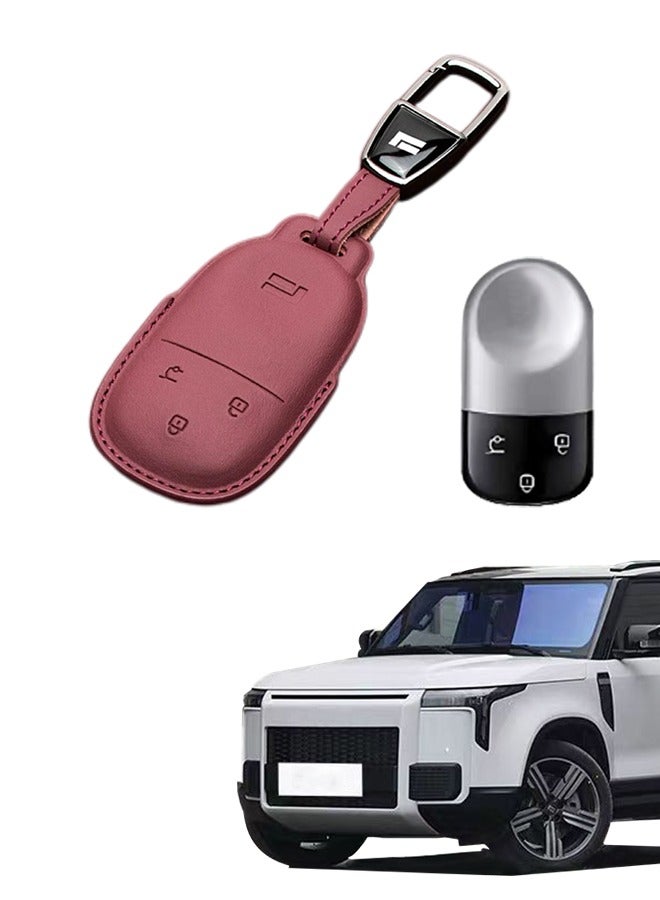 Generic Key bag, suitable for ROX01 keys, fall-resistant and wear-resistant, all-inclusive design, multi-layer protection is safer, and the restored key feels,goodcar.  - Image 1