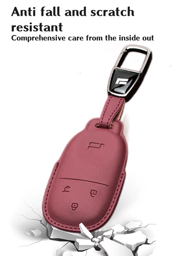 Generic Key bag, suitable for ROX01 keys, fall-resistant and wear-resistant, all-inclusive design, multi-layer protection is safer, and the restored key feels,goodcar.  - Image 4
