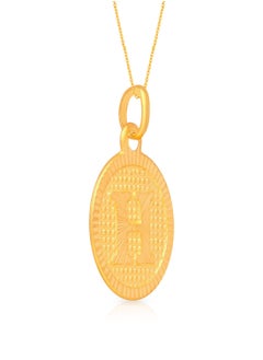 Malabar Gold and Diamonds 22k 916 Purity Gold Pendant for Women EMPN121HY  - Image 2