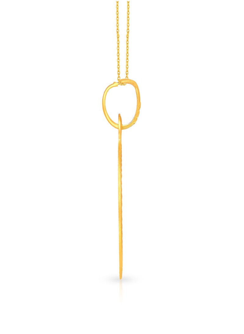 Malabar Gold and Diamonds 22k 916 Purity Gold Pendant for Women EMPN121HY  - Image 3