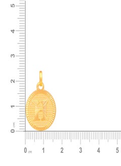 Malabar Gold and Diamonds 22k 916 Purity Gold Pendant for Women EMPN121HY  - Image 5