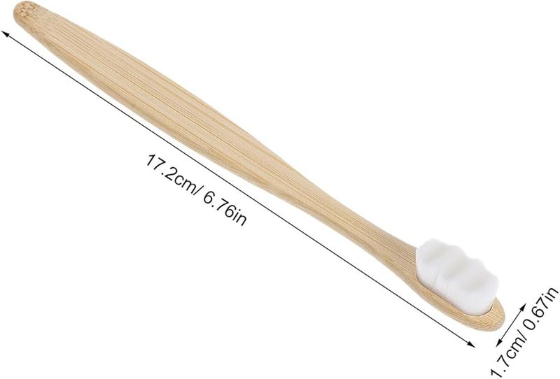 5 Pack Soft Bristles Round Head Manual Toothbrush For Adults Gentle Gums Ergonomic Travel Use - Image 3