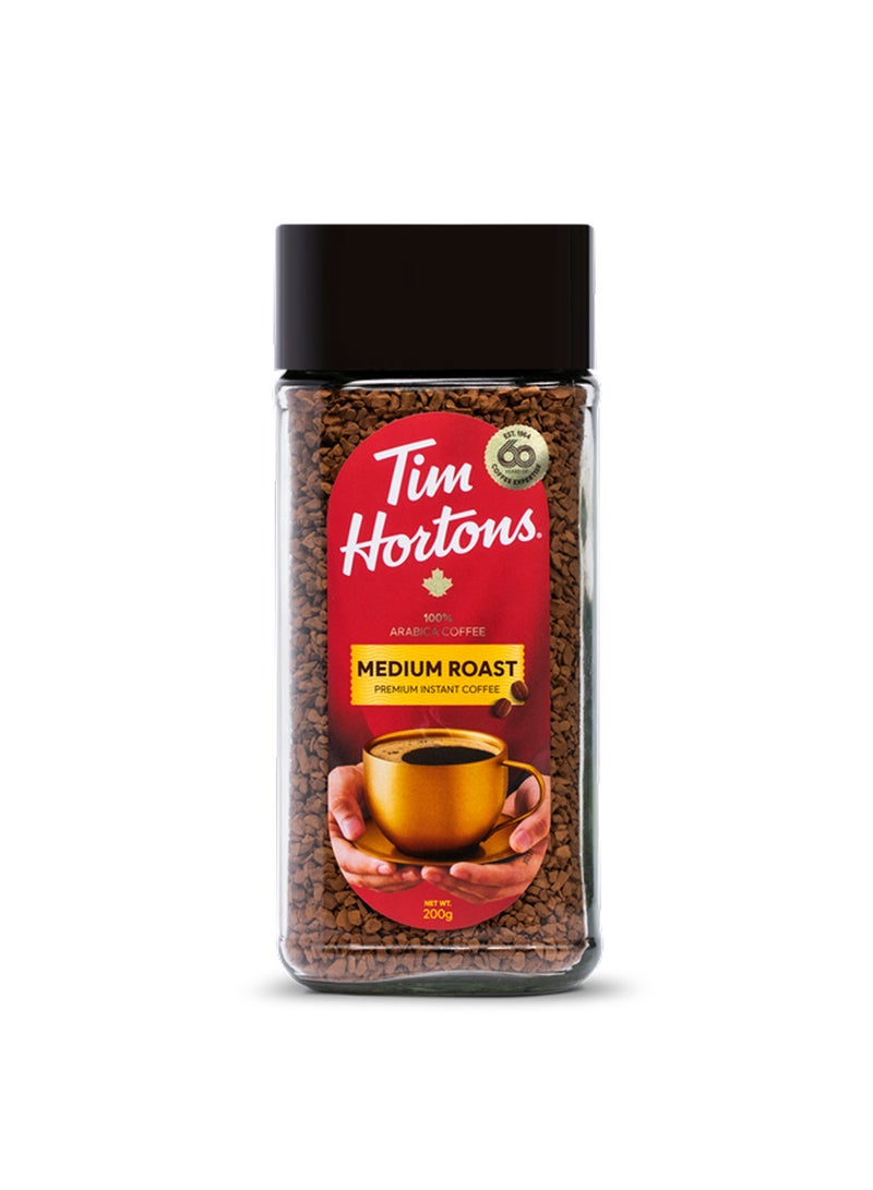 Tim Hortons Premium Instant Coffee Medium Roast 200g - Image 1