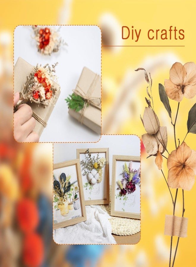 TooGet 9Pcs Mini Dried Flower Bouquets Real Small Boho Floral Bouquet Natural Dried Flowers for DIY Crafts Cake Gift Packaging Wedding Decor and Home Decorations - Image 5