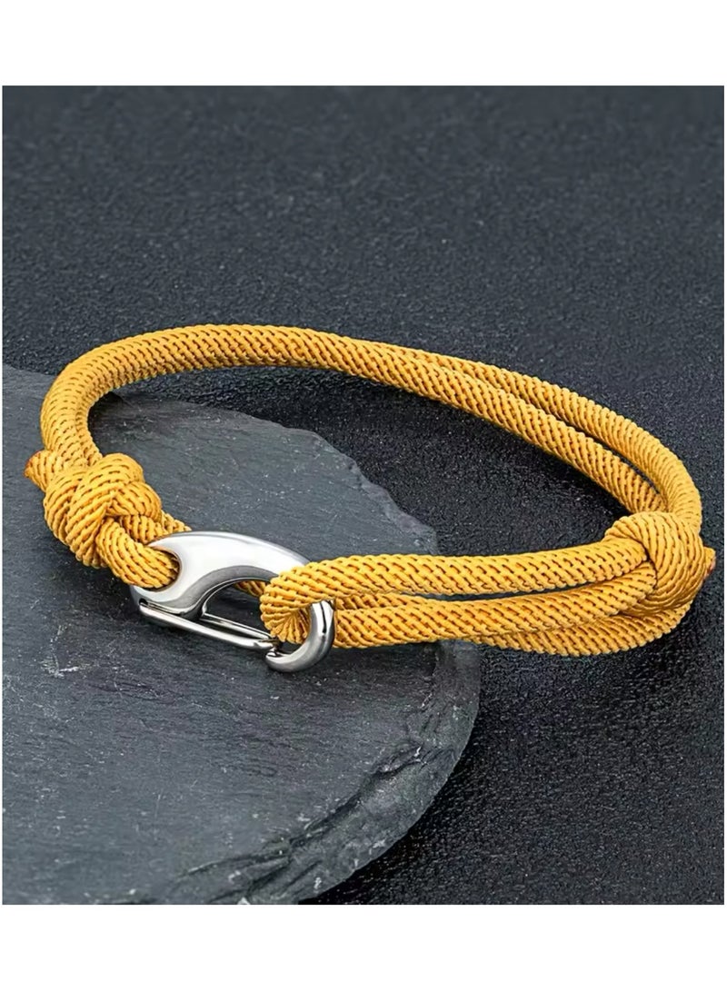 لوكشري كونسبت اسوارة رجالية أنيقة وعصرية بتصميم عصري وعالي الجودة 21 سم - Image 2