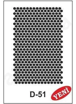Artebella D-51 Stencil D Series 20x30 cm