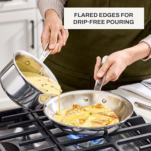 All-Clad - 4108201S All-Clad Kitchen Helper Fry Sauce pan, 8 inch and 1 quart, Steel - Image 5