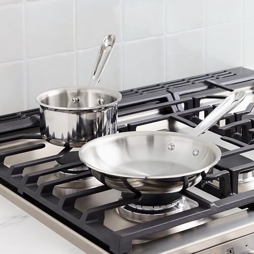 All-Clad - 4108201S All-Clad Kitchen Helper Fry Sauce pan, 8 inch and 1 quart, Steel - Image 3