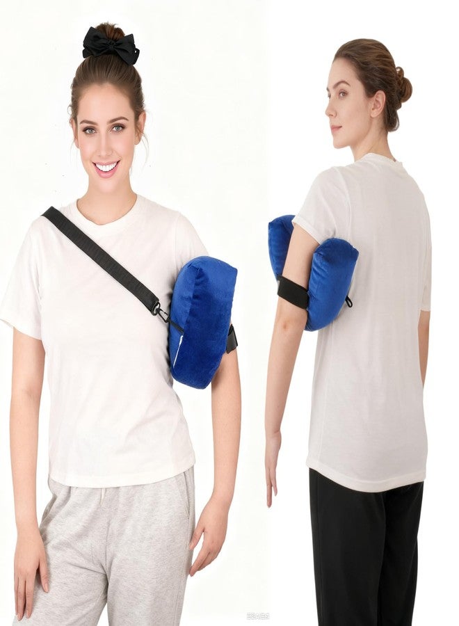 KUAZIDAR Rotator Cuff Pillow - Arm Sling Side Sleeper Pillows for Adults, Post Shoulder Surgery Rotator Cuff Brace, Neck, Shoulder Pain, Post surgery gifts for women and men (Blue(Small)) - Image 1