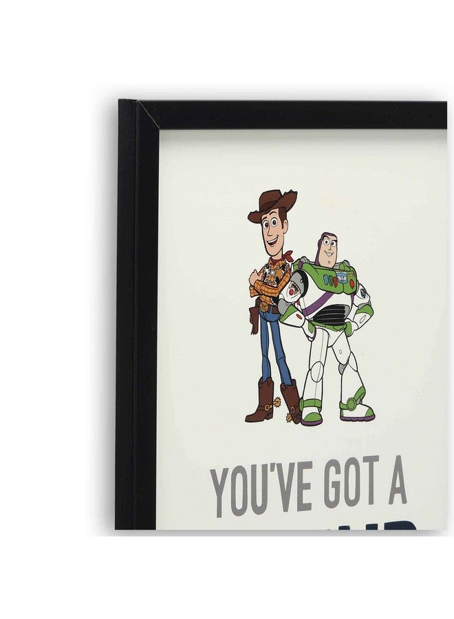 Open Road Brands Disney Pixar Toy Story You've Got a Friend In Me Woody and Buzz Framed Wall Decor - Cute Toy Story Picture - Image 4