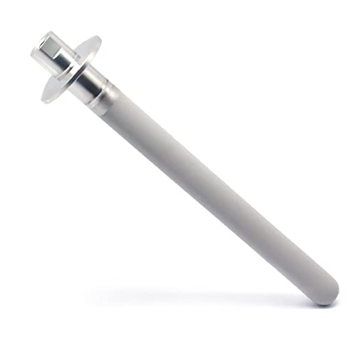 QiiMii Stainless Steel 1.5" Tri-Clamp Diffusion Stone, 2 Micron Aeration Stone, Carbonation Stone with 1/4" NPT CO2 inlet (8" Length, 1/4" Female NPT) - Image 2