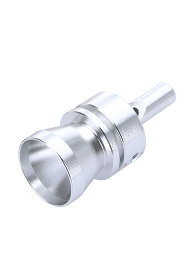NIBEMINENT Turbo Sound Whistle Exhaust Pipe Tailpipe Blow-off Valve Aluminum Silver 10.2×2.5cm M  - Image 4
