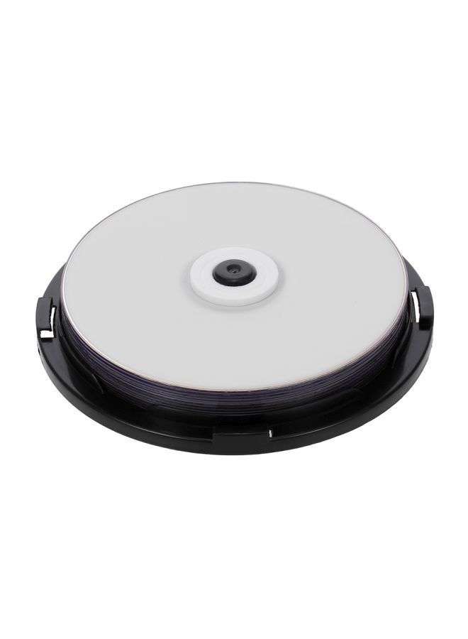 NIBEMINENT 10-Piece Blank Disc C8991-10-L White  - Image 1