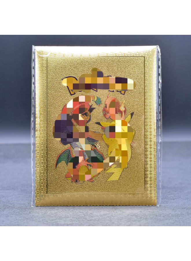 Pokémon Board Game 55 Gold Leaf Card Pokemon Children's Game Battle Card Pet Elves-Color:Gold 10 1 Box (English Version 1 Shot 3)-Specifications:Gold Foil Boxed Card  - Image 1