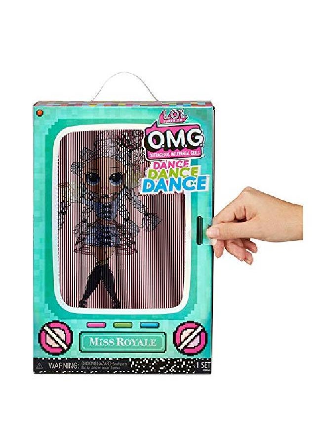 Lol Surprise Omg Dance Dance Dance Miss Royale Fashion Doll With 15 Surprises Including Magic Black Light, Shoes, Hair Brush, Doll Stand And Tv Package  Great Gift For Girls Ages 4+ - pzsku/Z725916EDCB7F628701DBZ/45/_/1651823703/f53865ae-653b-41ef-bf99-3f13fc60b3b4