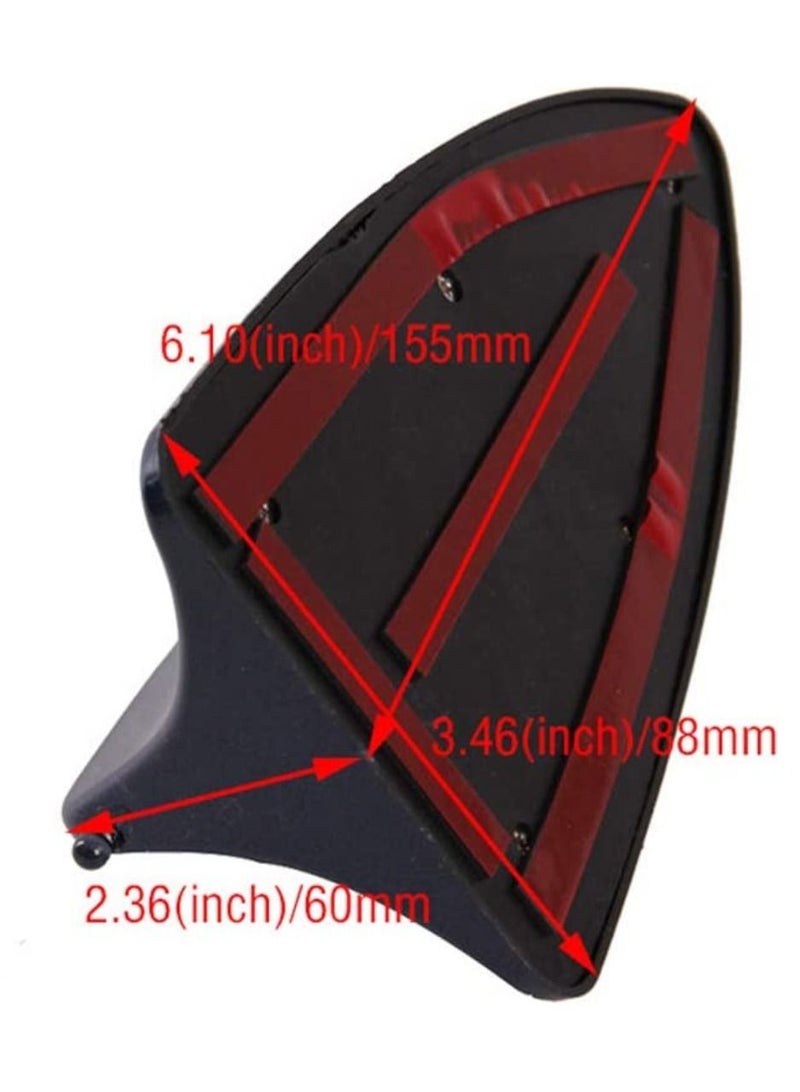 Generic Car Shark Fin Roof Antenna Decorate Aerial Cover Black  - Image 2