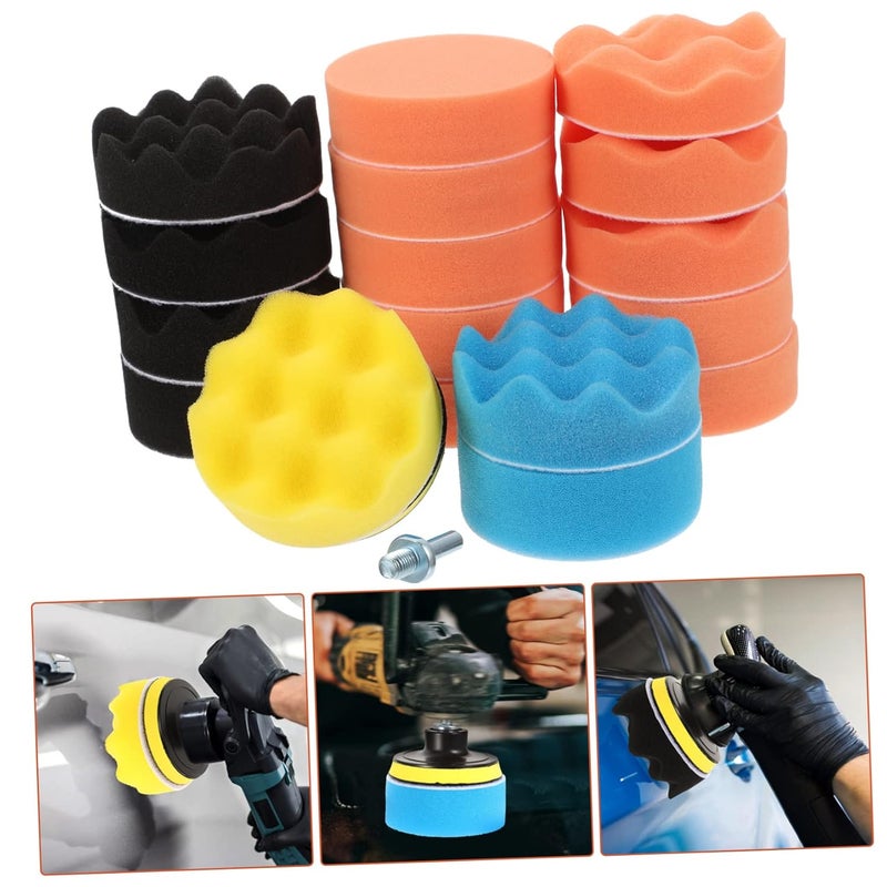 PRETYZOOM 1 Set Polishing Pad for Cars Reusable Hook and Loop Car Applicator for Window and Surface Polishing Durable Buffer Drill Attachment for Cleaning and Waxing - Image 5