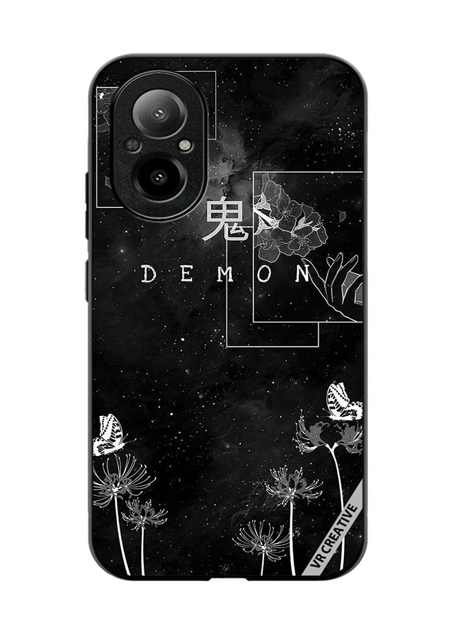 VR CREATIVE Protective Case Cover For Realme C67 4G Demon Design Multicolour - Image 1