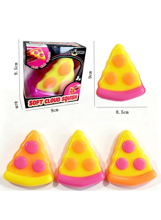 Dampling Cross-Border Stress-Relief Toy Pizza Slow Rebound Squishy Gift Box Mini Sensory Squeeze Toy Small dumpling - Image 4