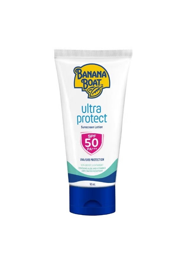 Banana Boat Ultra Protect Sunscreen Lotion SPF 50 PA+++, 90ml