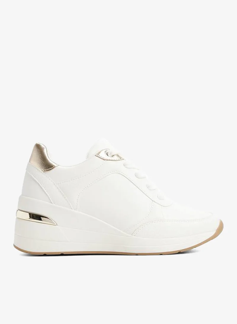 Vexa Ladies White Low Top Sneaker