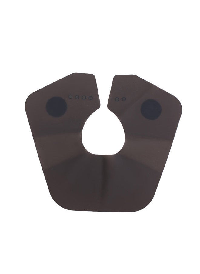 Generic - Hair Salon Stylist Cutting Collar Black Rubber Neck Wrap Neck Guard for Haircut Hair Dye - Image 1