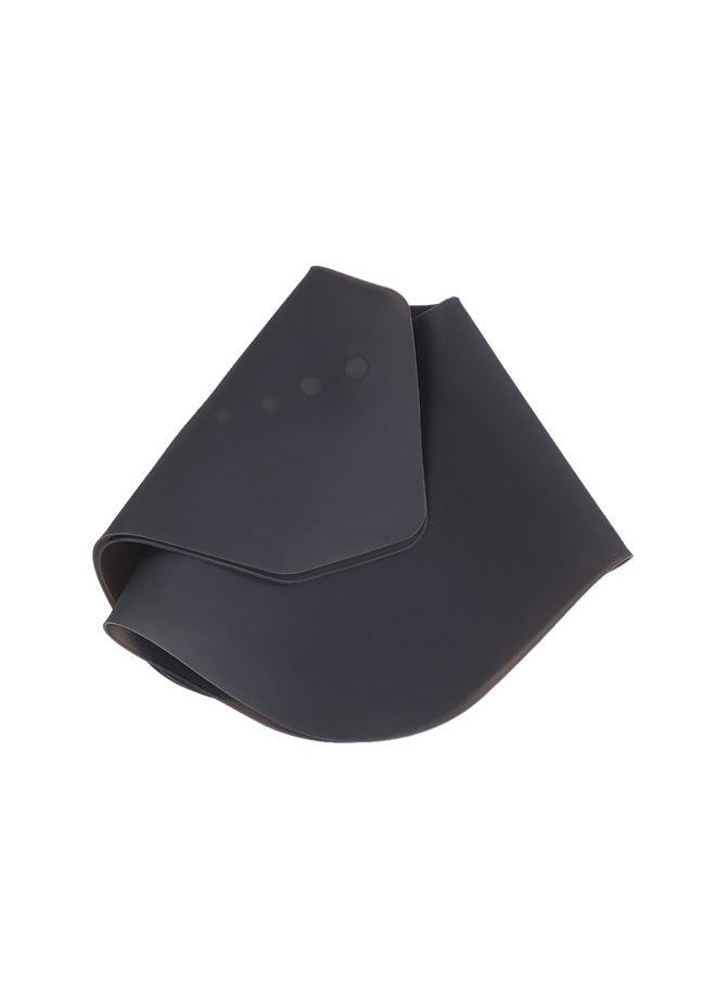 Generic - Hair Salon Stylist Cutting Collar Black Rubber Neck Wrap Neck Guard for Haircut Hair Dye - Image 1