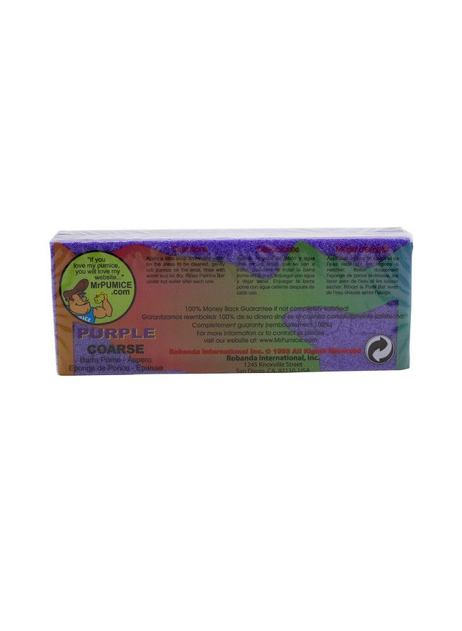 Mr. Pumice بار بومي بنفسجي 4 قطع من حجر الخفاف - Image 4