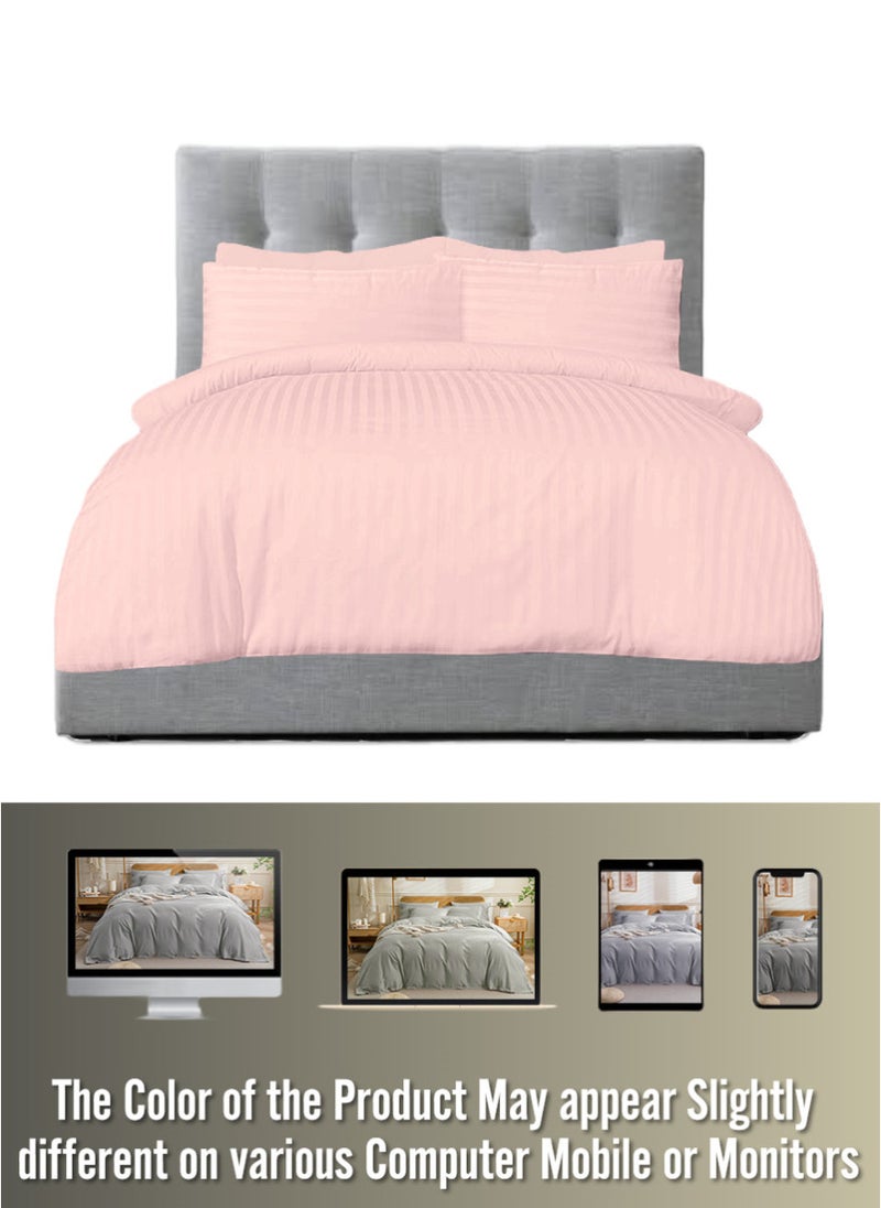 Blueberry طقم غطاء لحاف سوبر كينج 6 قطع - يتضمن 1 غطاء لحاف (240x260 سم)، 1 ملاءة مشدودة (200x200+30 سم)، 4 أغطية وسائد - Image 3