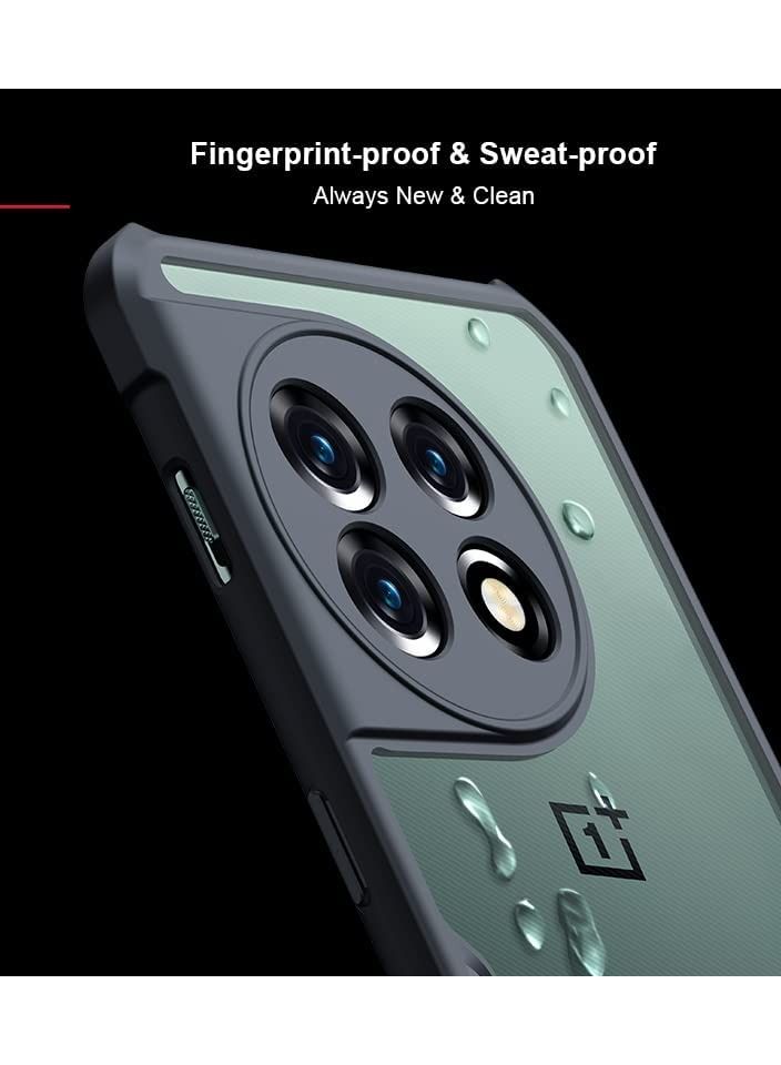 Arabest Case for Oneplus 11 5G 2023 with Integrated Camera Cover Military Grade Drop Tested Slim Clear Back Shockproof Soft TPU Bumper Frame  - Image 2