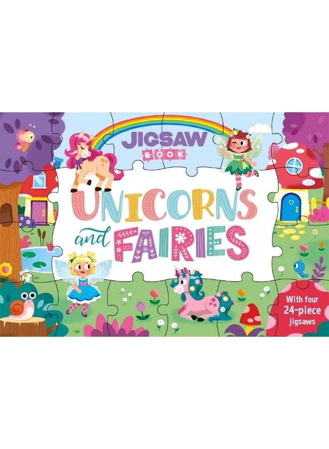 Jigsaw Book: Unicorns and Fairies