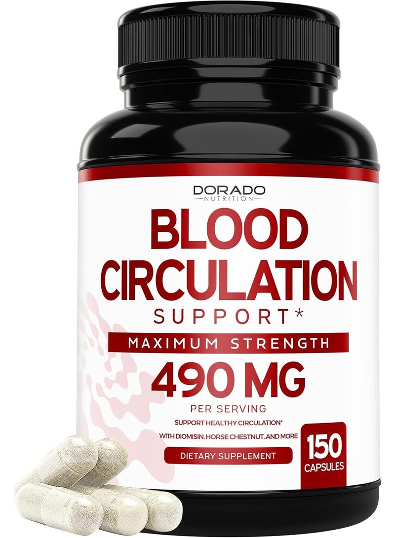 Blood Circulation Support* Maximum Strength, 490 mg, 150 Capsules