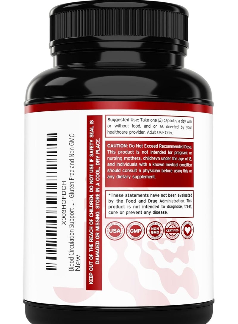 Blood Circulation Support* Maximum Strength, 490 mg, 150 Capsules