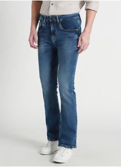 Dennis Lingo Men’s Boot Cut Dark Blue Jeans – Stylish and Durable  - Image 3