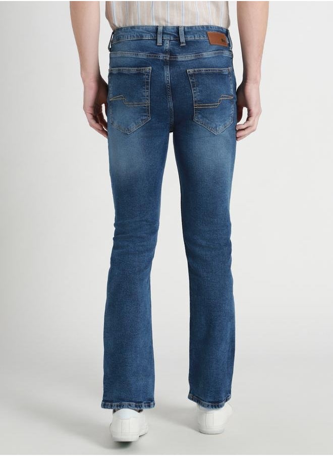 Dennis Lingo Men’s Boot Cut Dark Blue Jeans – Stylish and Durable  - Image 5