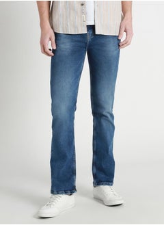 Dennis Lingo Men’s Boot Cut Dark Blue Jeans – Stylish and Durable  - Image 2