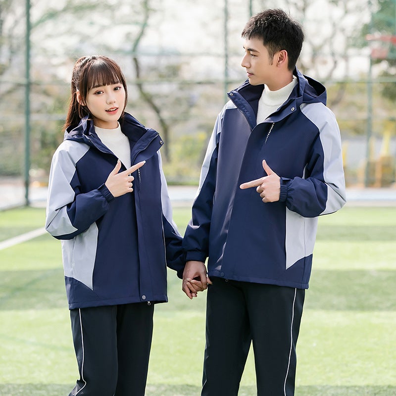 Winter Men'S And Women'S Three-Piece Jacket Set, Removable Fleece Windproof And Waterproof Jacket, Outdoor Mountaineering Clothing, Ice And Snow Sports - Image 2