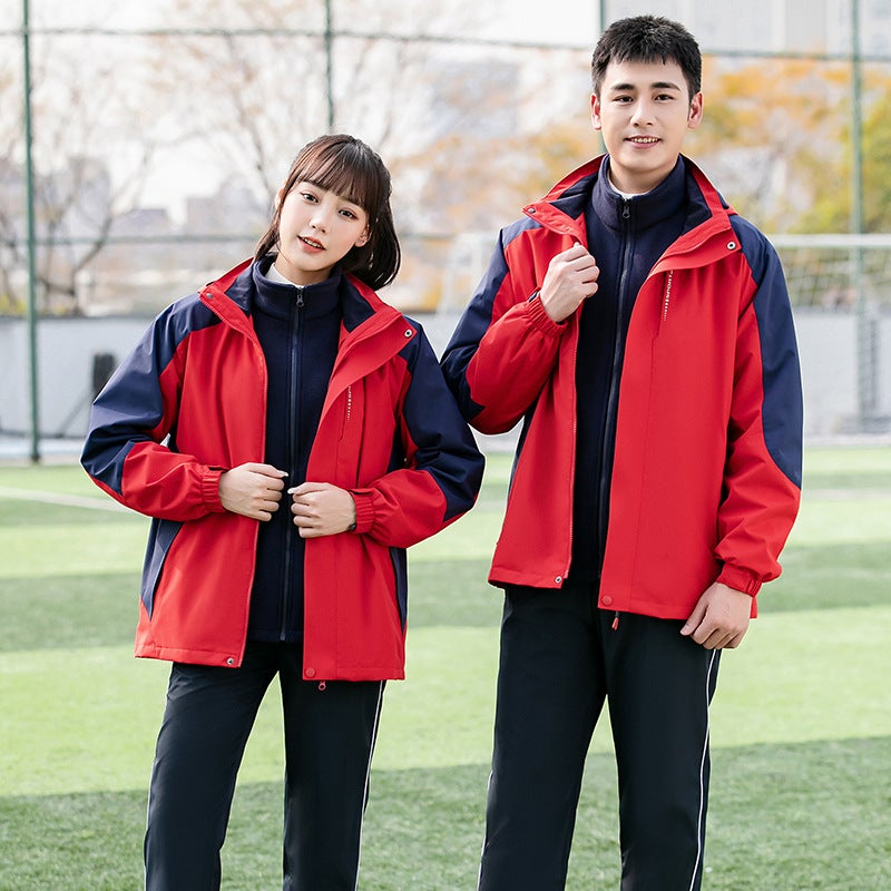 Winter Men'S And Women'S Three-Piece Jacket Set, Removable Fleece Windproof And Waterproof Jacket, Outdoor Mountaineering Clothing, Ice And Snow Sports - Image 3