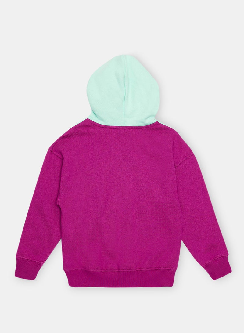 فونكل هودي بناتي بطبعة جرافيك - Image 2