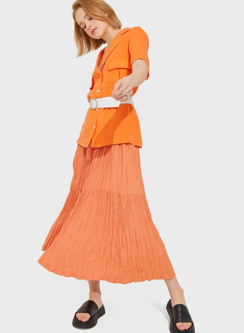 اي دي ال تنورة ماكسي بخصر مطاطي