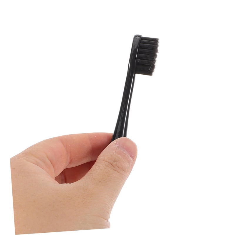 3 Replacement Heads For Electric Toothbrush Black Soft Bristles Gentle Cleaning Oral Care Accessories - Image 5