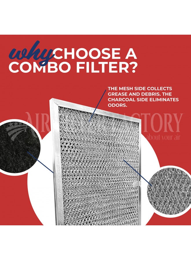 Air Filter Factory فلتر هواء مصنع LL62F، LL6200، MM 6500 متوافق مع فلتر غطاء المطبخ من بروان نوتون المصنوع من الألمنيوم والشبكة الكربونية - Image 3
