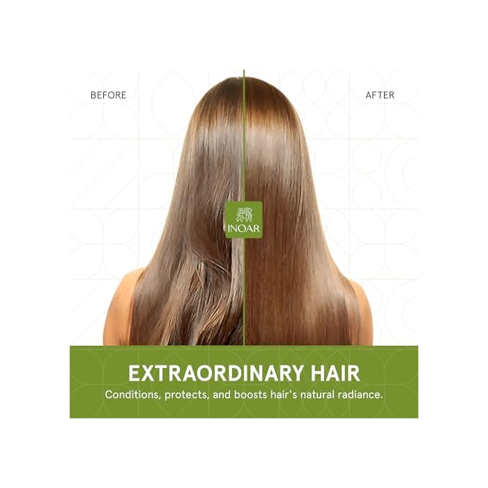 INOAR Argan Oil Leave-In Treatment for Conditioning Protection & Shine, 250ml - Image 4